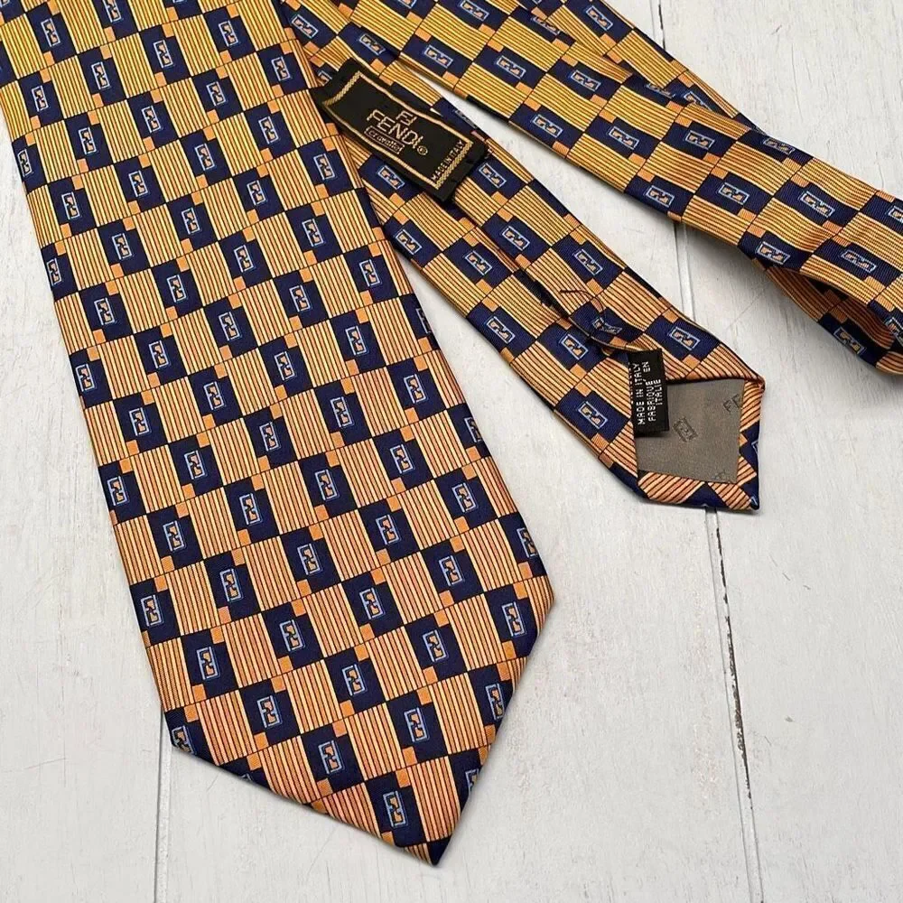 Fendi silk tie
